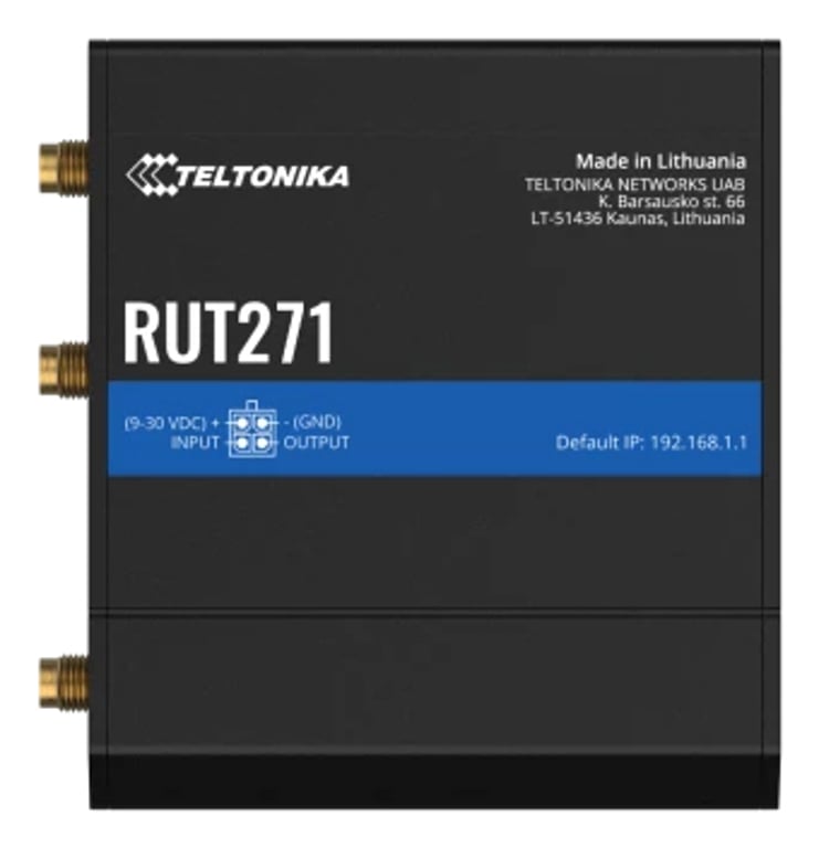 Teltonika RUT271 (Global) 5G Router sieci komórkowej RUT271200000