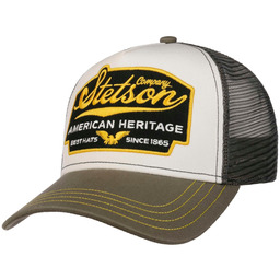 Czapka American Heritage Trucker by Stetson, oliwkowy, One Size