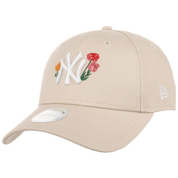 Czapka 9Forty Floral Icon MLB Yankees by New Era, beżowy, One Size