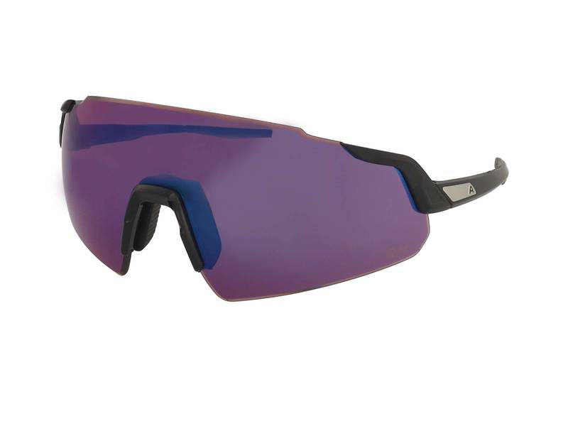 Okulary przeciwsłoneczne Alpina Turbo Air Q-Lite Black Matt/Blue Mirror/Pink