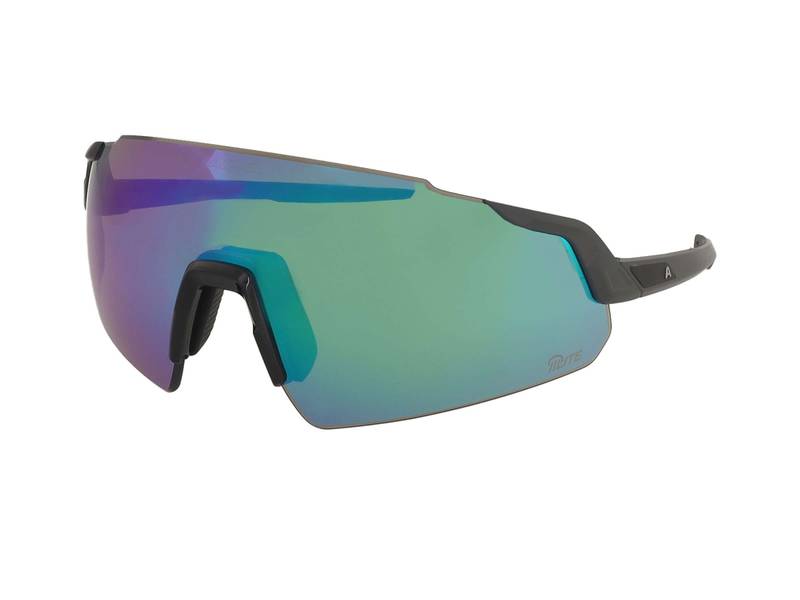 Okulary przeciwsłoneczne Alpina Turbo Q-Lite Midnight-Grey Matt/Green Mirror/Pink