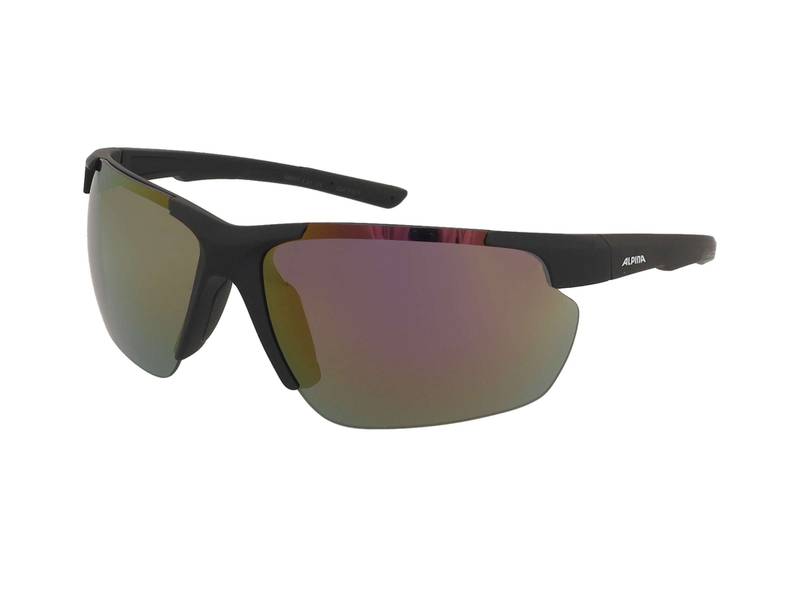 Okulary przeciwsłoneczne Alpina Defey HR Black Matt/Red Mirror