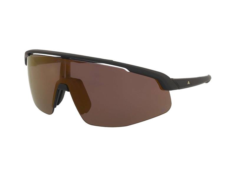 Okulary przeciwsłoneczne Alpina Turbo Pro Q Black Matt/Gold Mirror