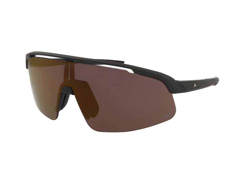 Okulary przeciwsłoneczne Alpina Turbo Pro S Q Black Matt/Gold Mirror
