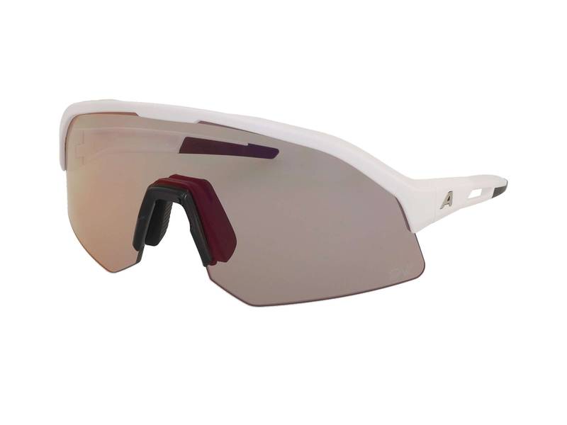 Okulary przeciwsłoneczne Alpina Sonic HR M QV White Matt/Rainbow Mirror