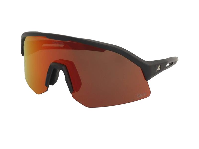 Okulary przeciwsłoneczne Alpina Sonic HR M Q-Lite Black Matt/Red Mirror