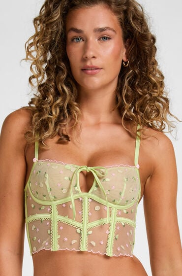 Hunkemöller Bustier Harriet Zielony