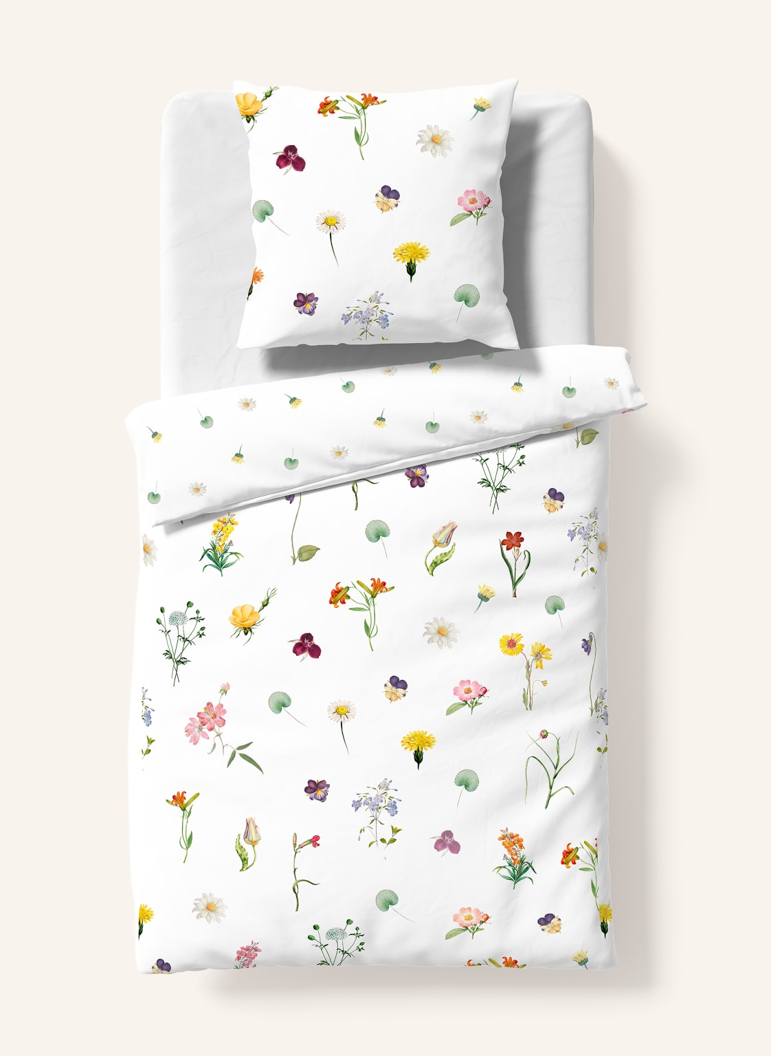 Fleuresse Pościel Bed Art S Dwustronna weiss