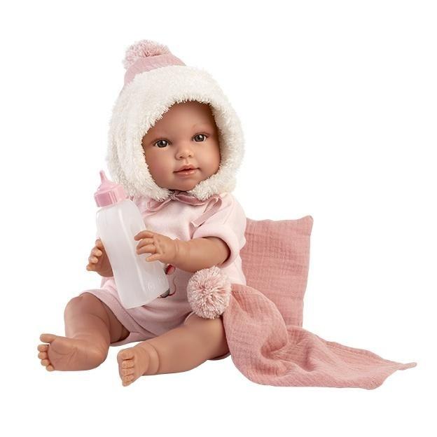 Lalka płacząca z kocykiem Olivia 38cm