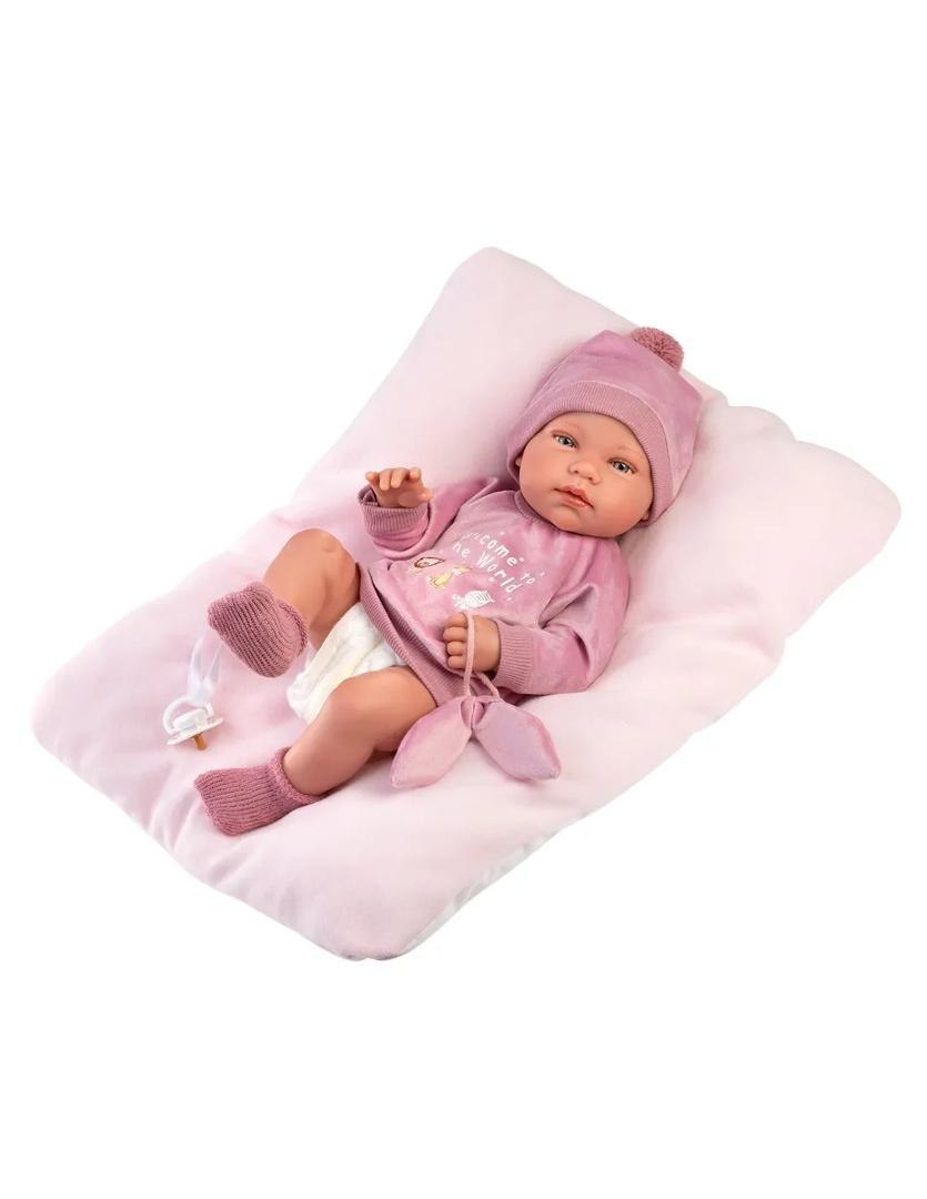 Lalka Tina z kocykiem 43cm