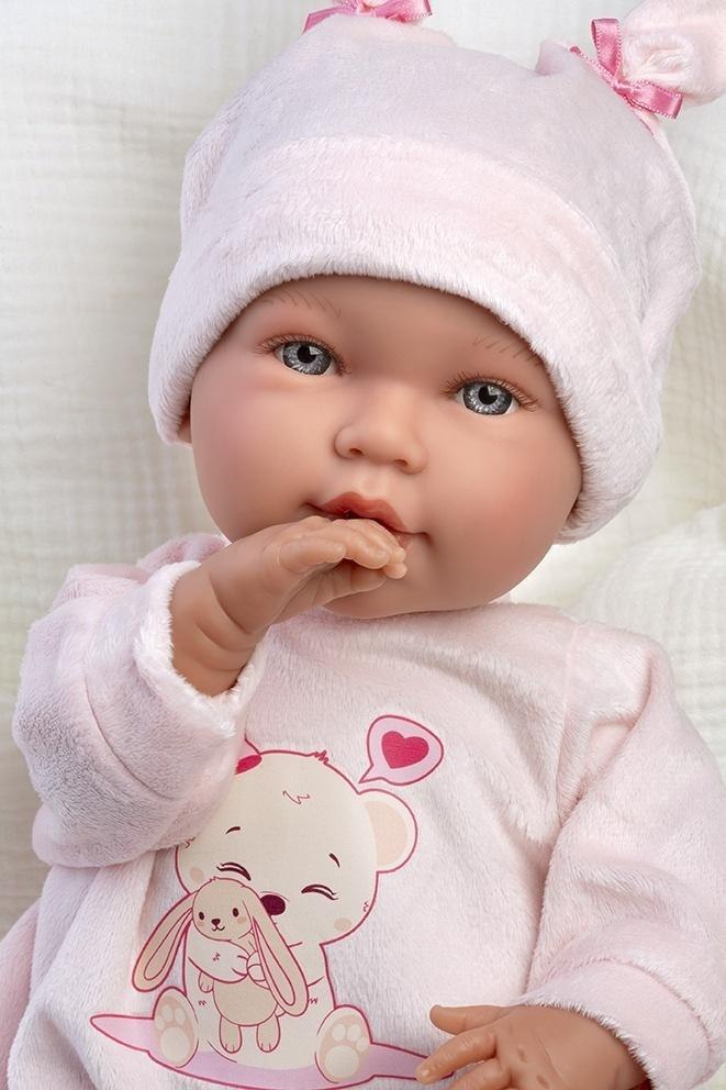 Lalka Abril w śpiworku 42cm