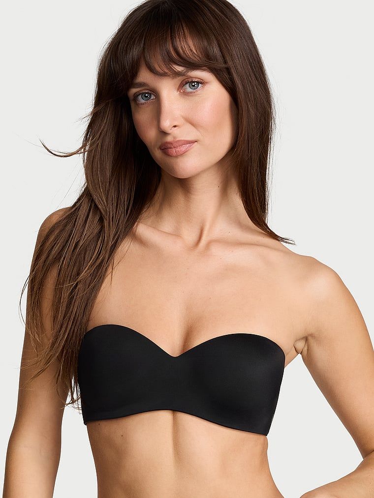 Invisible by Victoria's Secret Biustonosz lekko usztywniany bez ramiączek Sweetheart Strapless