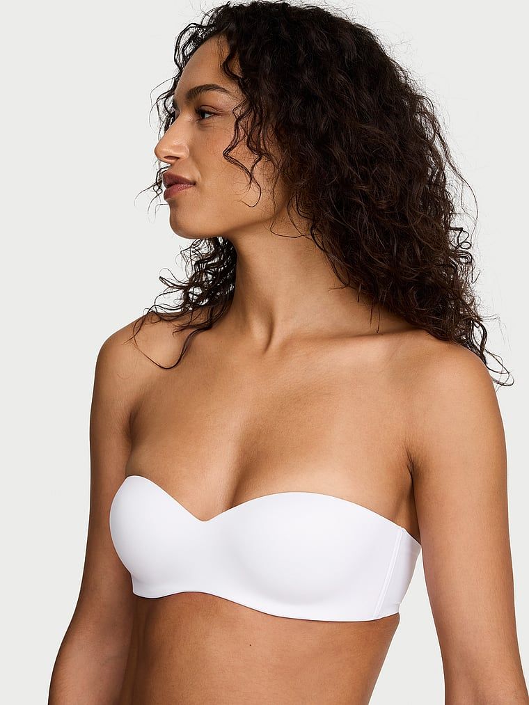 Invisible by Victoria's Secret Biustonosz lekko usztywniany bez ramiączek Sweetheart Strapless