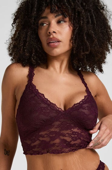 Hunkemöller Biustonosz Usztywniony Bez Wkładek Aveline Fioletowy