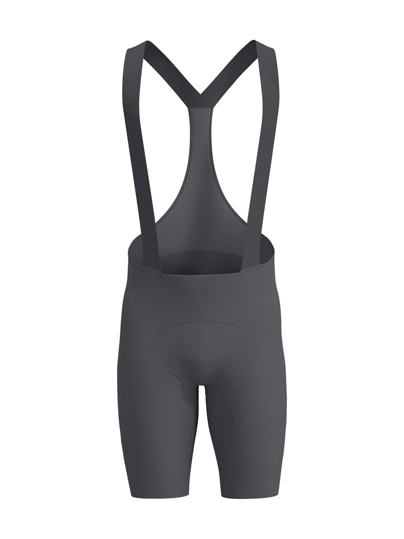 Spodenki rowerowe POC M's Raceday Bib Shorts szare - M