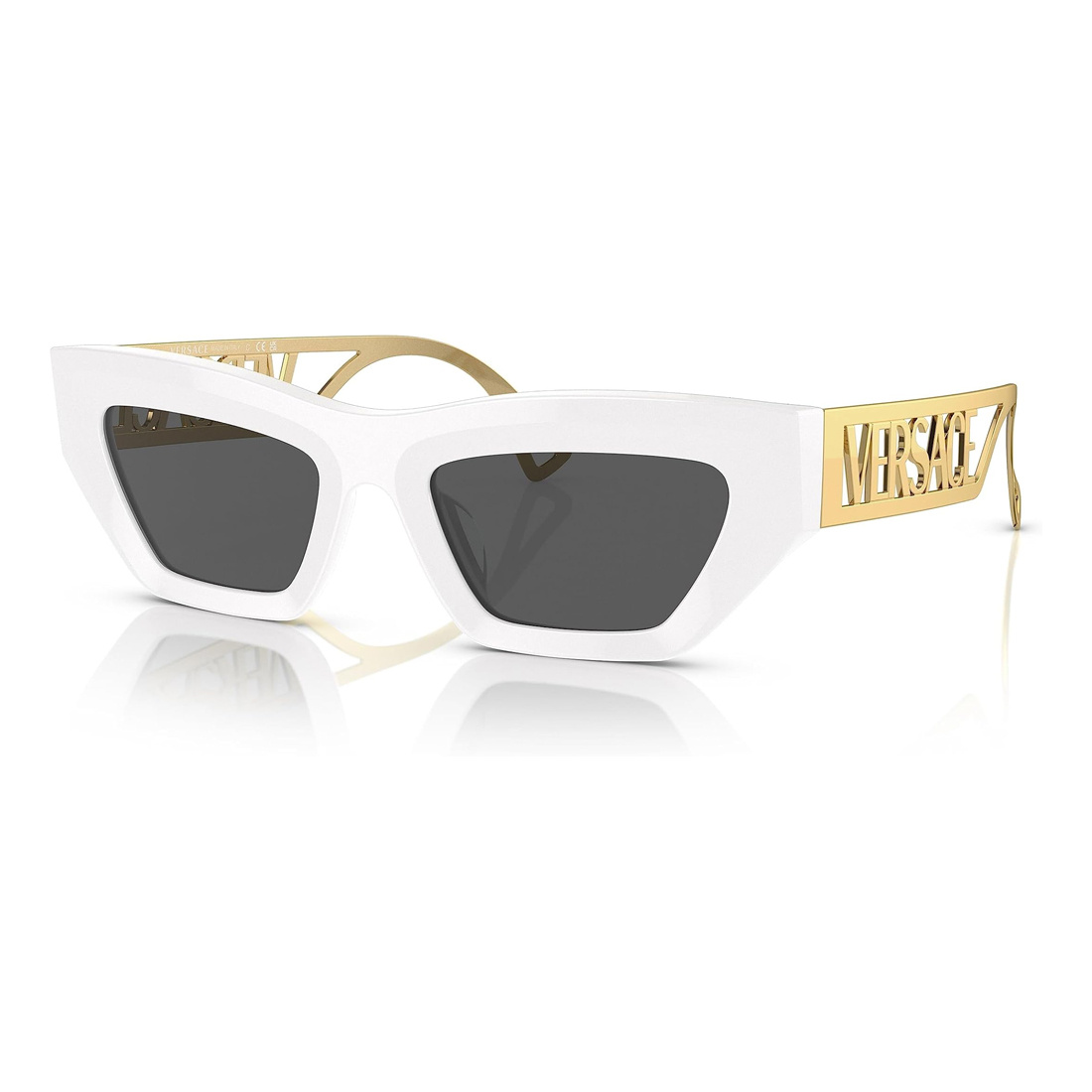 Okulary VERSACE VE4432U40187. Okulary przeciwsłoneczne, Kolor biały. Kobieta.