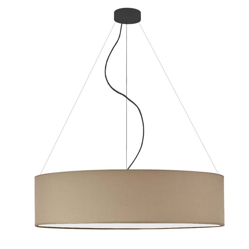 Lampa sufitowa żyrandol lampa wisząca z abażurem walec 80 cm BLUES