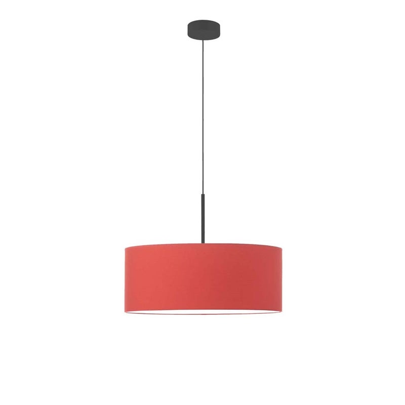 Lampa wisząca zwis żyrandol sufitowa z abażurem walec JAZZ 50 cm