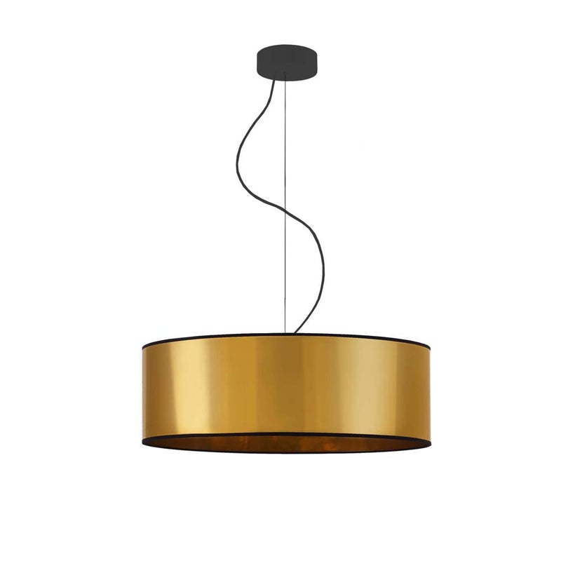 Lampa sufitowa żyrandol lampa wisząca z abażurem walec 50 cm BLUES