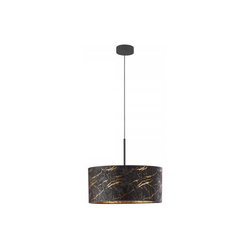 Lampa wisząca zwis żyrandol sufitowa z abażurem walec JAZZ 40 cm