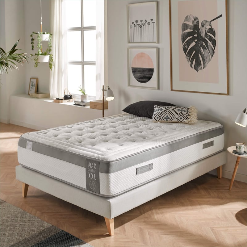 Materac Viscoelastic 140x200 cm Max Comfort - Wysokość +/- 30 cm - Naturalna wiskoza - Efekt chmurki - Wysoka adaptacja - Niska twardość