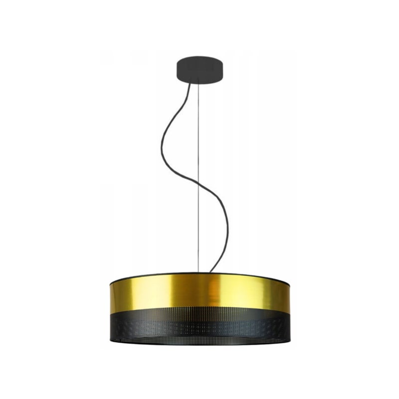 Lampa sufitowa żyrandol lampa wisząca z abażurem walec 50 cm BLUES