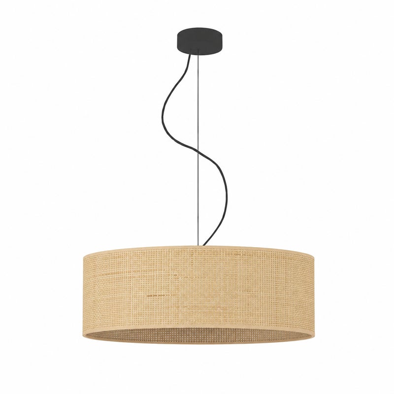 Lampa sufitowa żyrandol lampa wisząca z abażurem walec 60 cm BLUES