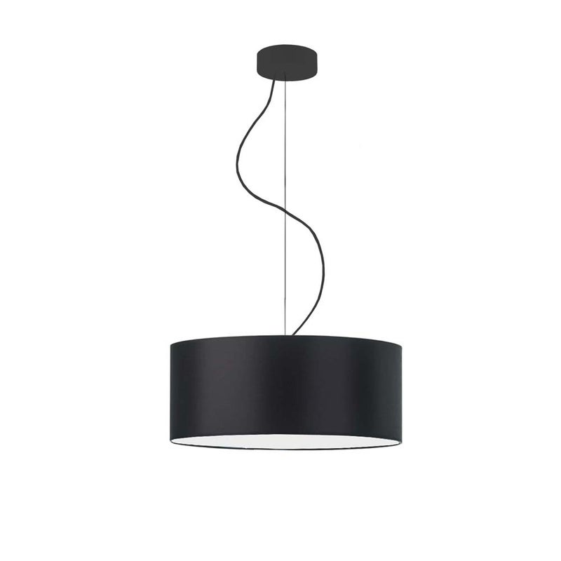 Lampa sufitowa żyrandol lampa wisząca z abażurem walec 40 cm BLUES