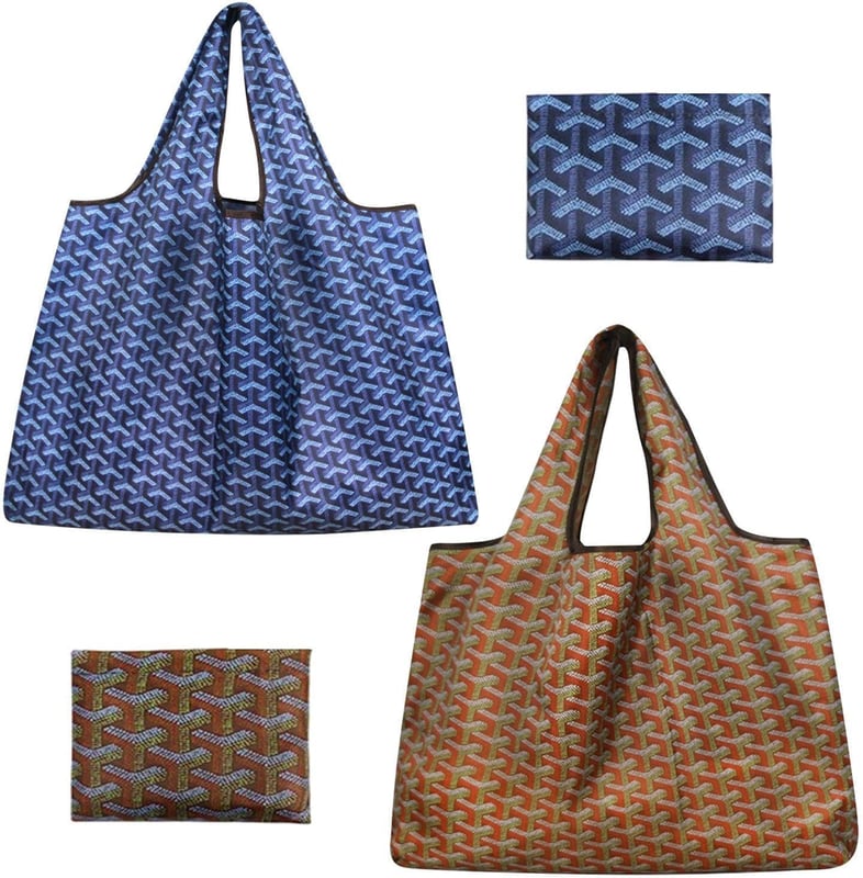 Torby na zakupy 2-częściowe, torby na zakupy o dużej pojemności, wodoodporne torby na zakupy, składane torby na zakupy, duże torby na zakupy