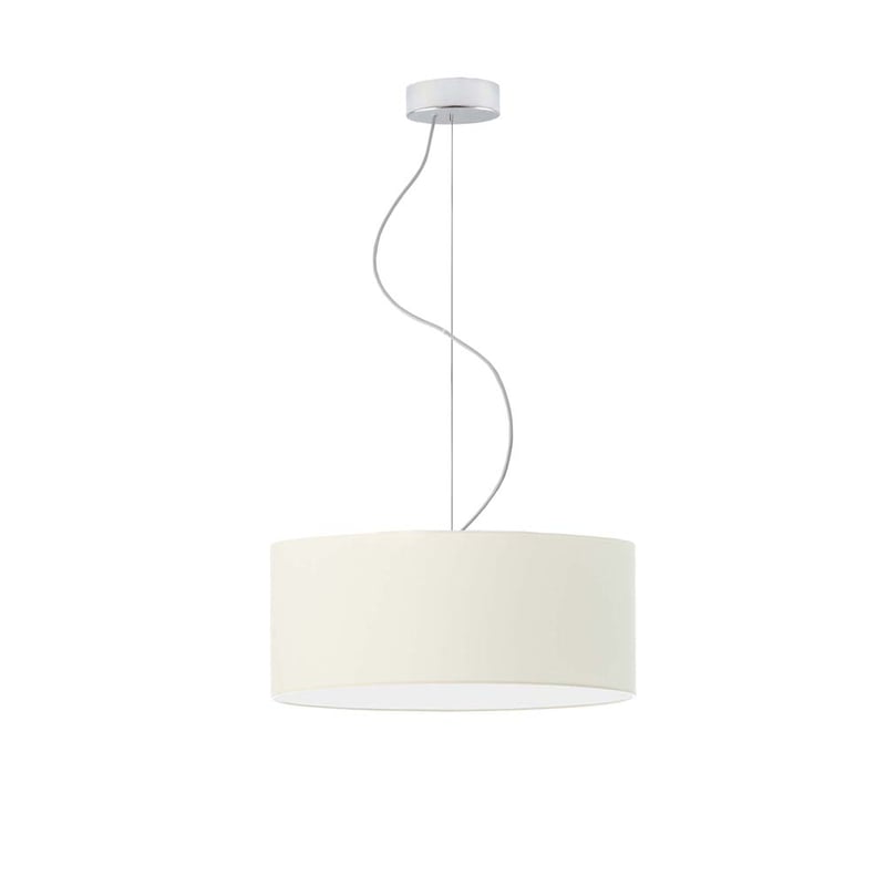 Lampa sufitowa żyrandol lampa wisząca z abażurem walec 40 cm BLUES