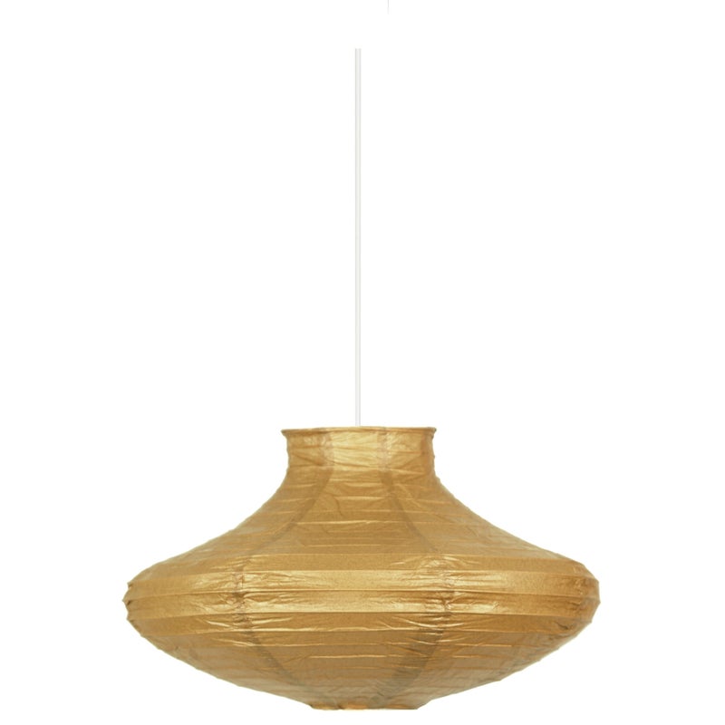 Lampa sufitowa wisząca Griff złota 1xE27x60W wym: 125 x 40 x 40 cm papier Candellux