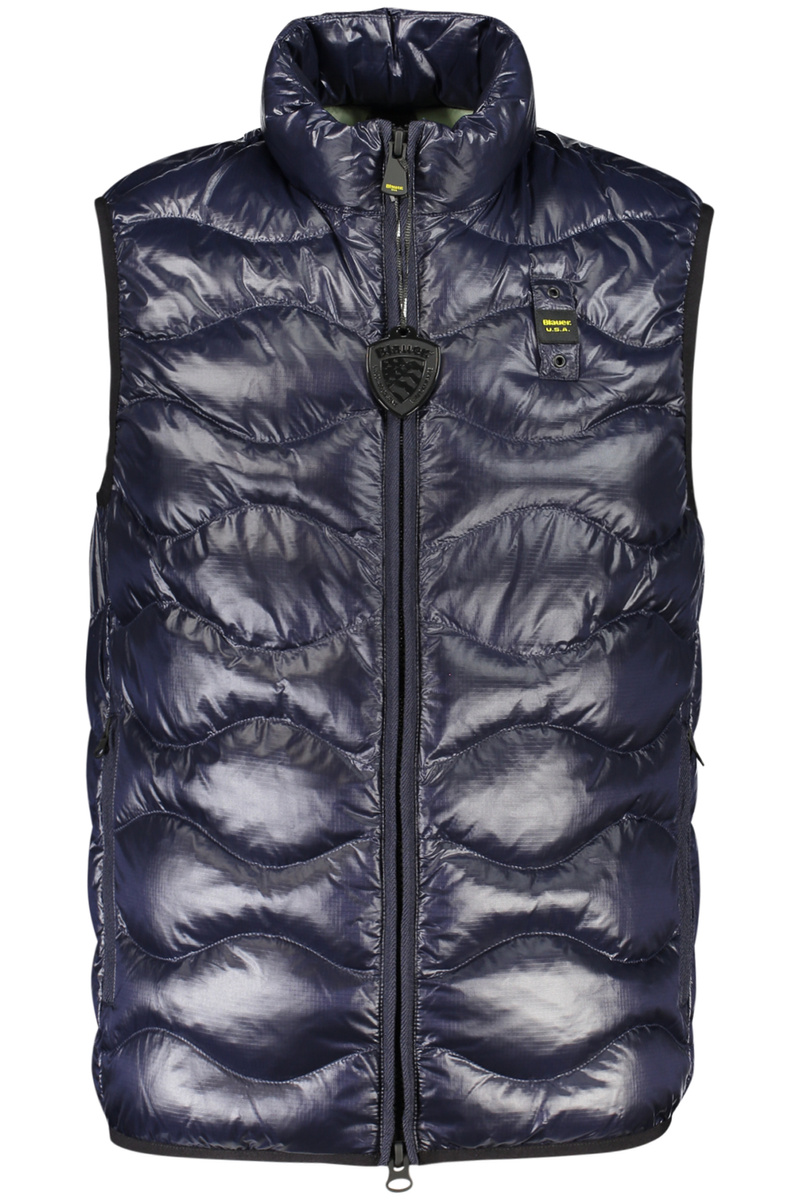 BLAUER APPAREL MĘSKA NIEBIESKA KURTKA BEZ RĘKAWÓW