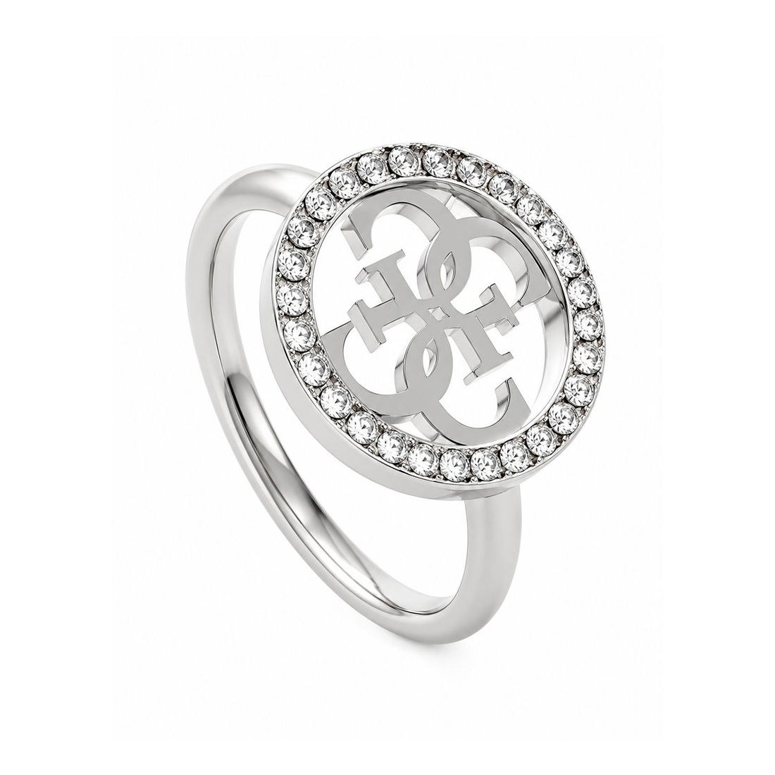 Biżuteria GUESS UBR79038-56. Pierścionek, Kolor szary. Kobieta.