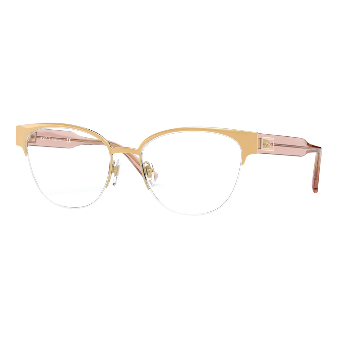 Okulary VERSACE VE1265-1463. EYEGLASSES, Kolor różowy. Kobieta.