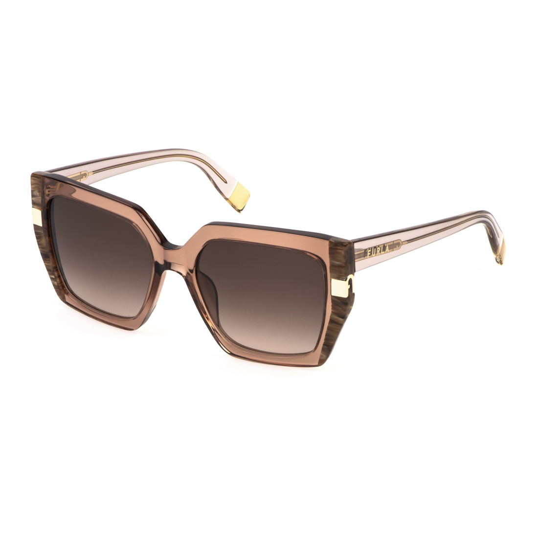 Okulary FURLA SFU818-550805. Okulary przeciwsłoneczne, Kolor brązowy. Kobieta.