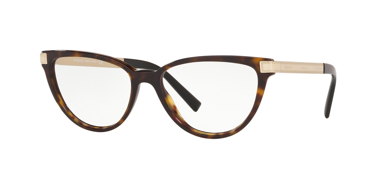Okulary VERSACE VE3271-108. EYEGLASSES, Kolor złoty. Kobieta.