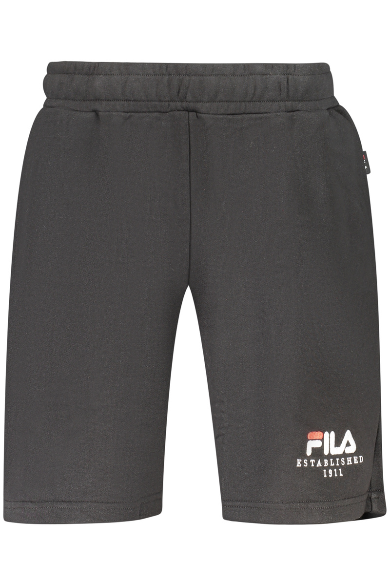 FILA MĘSKIE CZARNE KRÓTKIE SPODNIE DRESOWE
