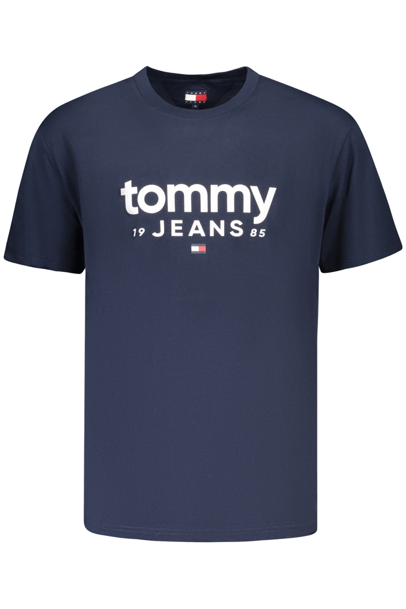TOMMY HILFIGER MĘSKA KOSZULKA Z KRÓTKIM RĘKAWEM NIEBIESKA