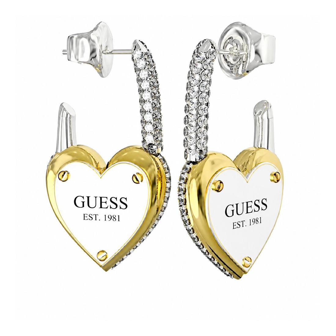 Biżuteria GUESS JUBE04203JWY. Kolczyki, Kolor złoty. Kobieta.