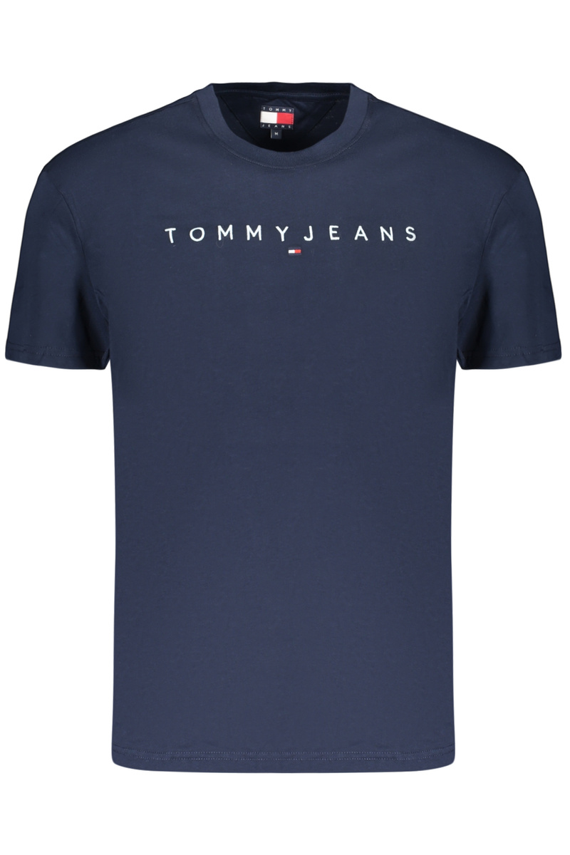 TOMMY HILFIGER MĘSKA KOSZULKA Z KRÓTKIM RĘKAWEM NIEBIESKA