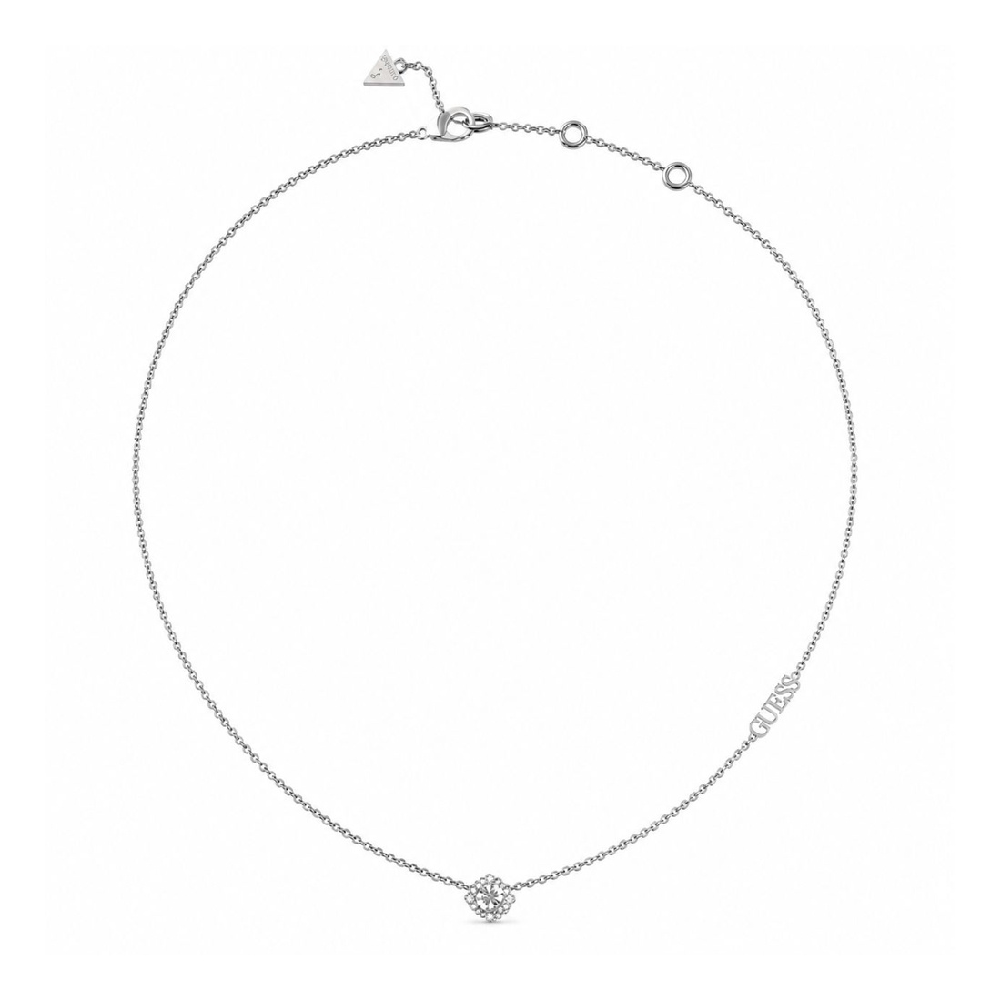 Biżuteria GUESS JUBN04643JWRH. Naszyjnik, Kolor szary. Kobieta.