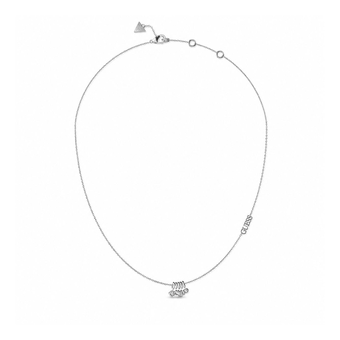 Biżuteria GUESS JUBN04646JWRH. Naszyjnik, Kolor szary. Kobieta.