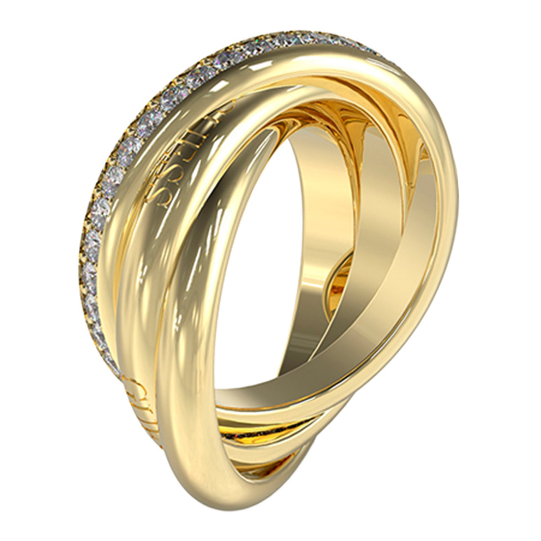 Biżuteria GUESS JUBR04067JWY. Pierścionek, Kolor złoty. Kobieta.