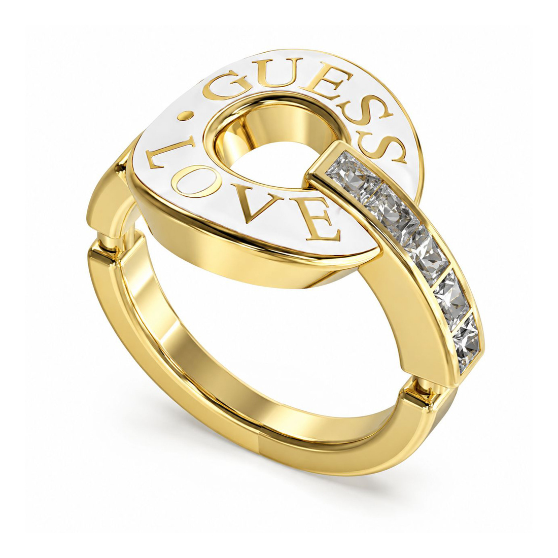 Biżuteria GUESS JUBR04079JW. Pierścionek, Kolor złoty. Kobieta.