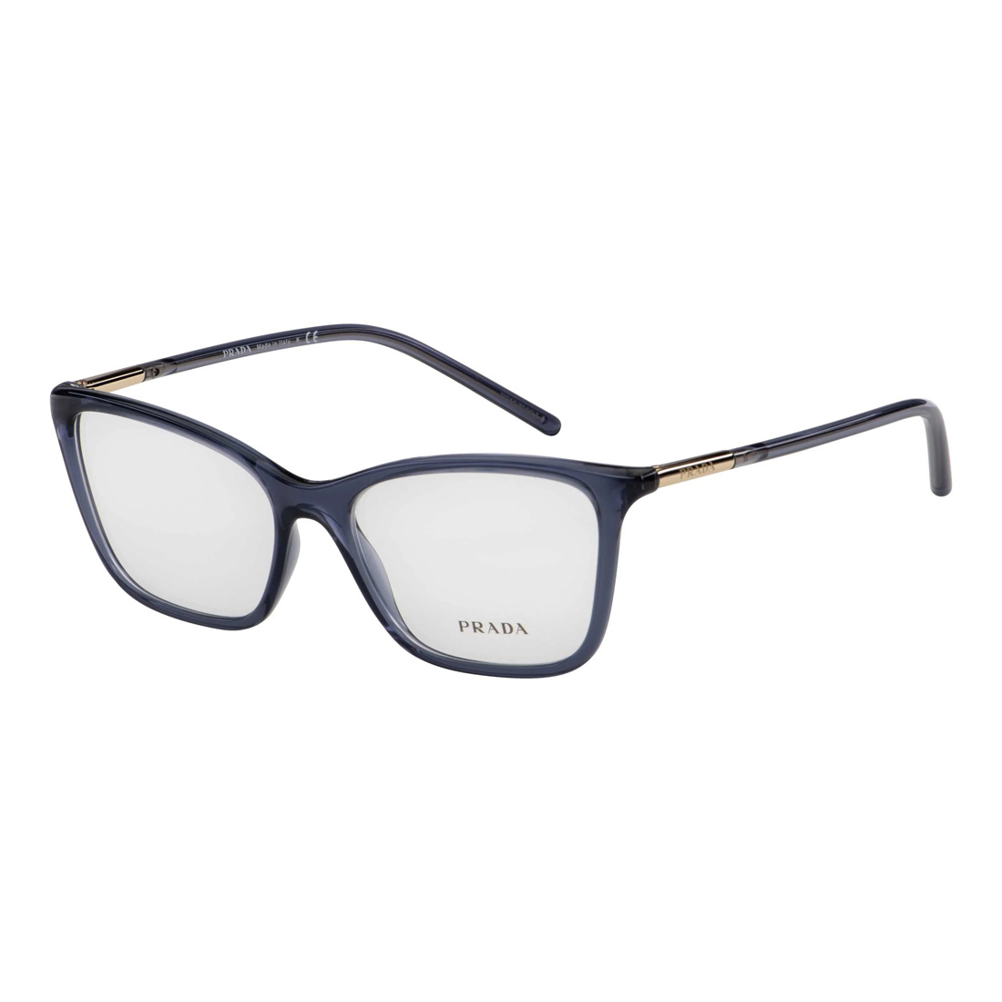 Okulary PRADA PR08WV-06M1O1. EYEGLASSES, Kolor niebieski. Kobieta.