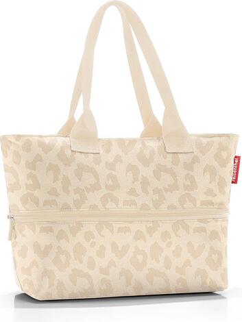 Torba Shopper E1 w cętki beżowa z recyklingu