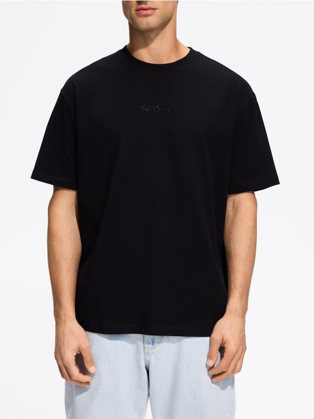 Reserved - T-shirt z napisem Kosycarz - czarny