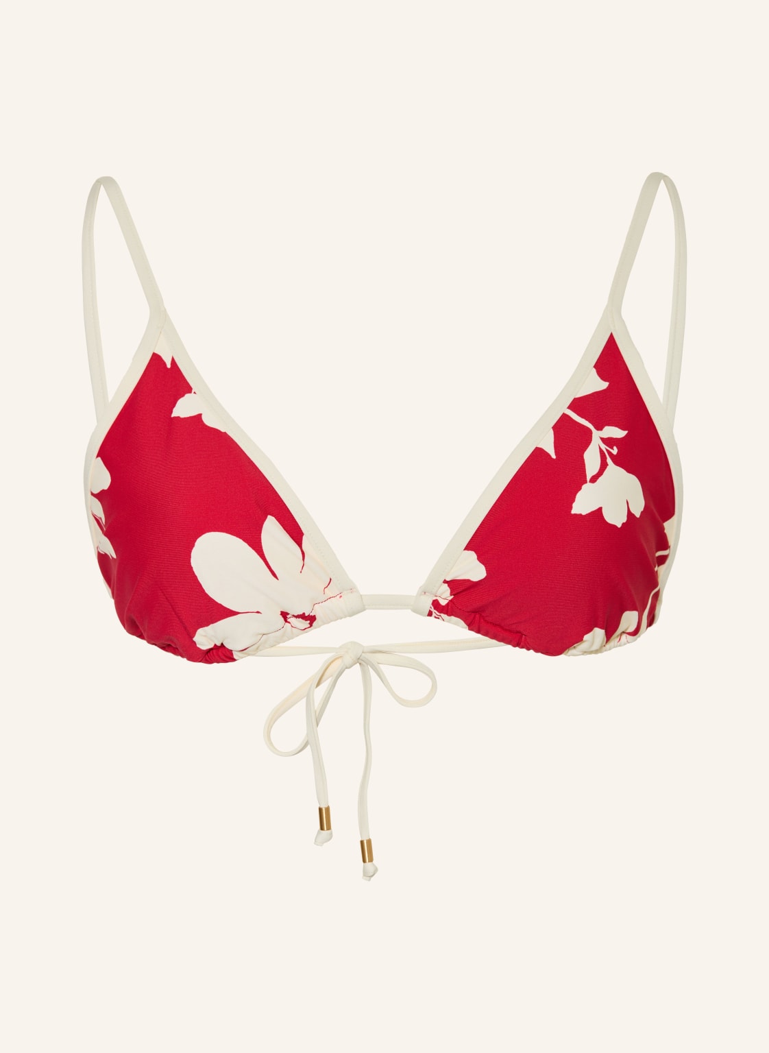 Seafolly Górka Bikini Typu Trójkąt Mayflower rot