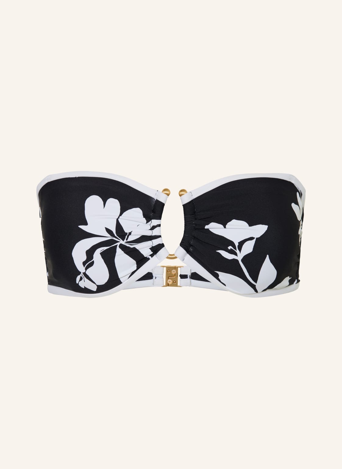 Seafolly Top Bikini Typu Bandeau Mayflower schwarz