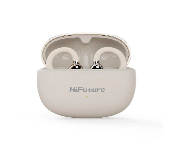 HiFuture FlexClip Open Ear AI ENC Beżowy